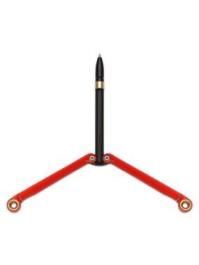 Spyderco Baliyo Flip Hand Spinner Fisher Space Pen USA Red Black YUS110